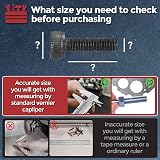 Kozelo 50pcs M2.5-0.45 x 22mm Socket Head Cap Screws Black Oxide Grade 12.9 view 7