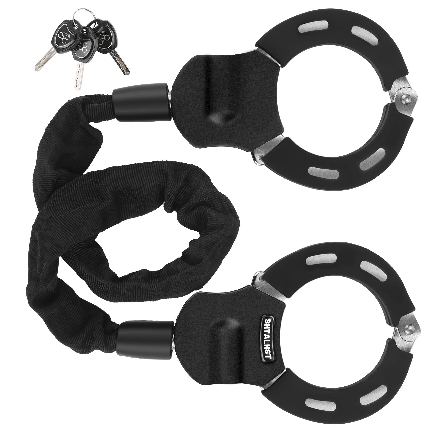 Photo 1 of SHTALHST Anti Theft Electric Scooter Lock, Black, Key Lock, Rugged, Secure, Deterrent, Chain Bike Lock, Scooters, Segway, Ninebot, NIU
