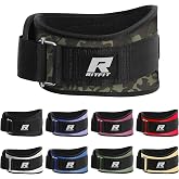 RitFit Weight Lifting Belt 6 Inch for Squats Deadlift Strength Training | Padded Lumbar Support, Self-Locking Gym Belt for Men &amp; Women, Squats, Lunges, Deadlift, Thrusters