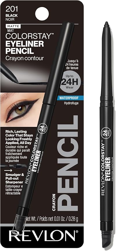 Revlon Colorstay Eyeliner Pencil Black 201 – 0.01oz Long-Lasting