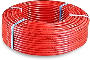 SUPPLY GIANT PEXFLOW PFR-R1500 PEX Tubing 1-inch x 500-feet OXYGEN Barrier, Red