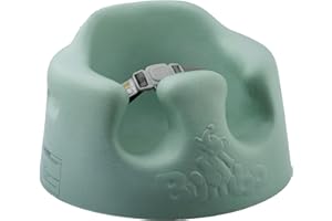 Bumbo Baby Infant Soft Foam Comfortable Support Wide Floor Seat with 3 Point Adjustable Harness for Ages 3 to 12 Months, Hemlock