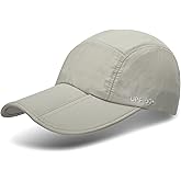 UPF 50+ Foldable Baseball Cap Sun Protection Quick Dry Portable Folding Hats for Men or Women