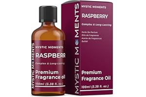 Mystic Moments | Raspberry Fragrance Oil - 100ml - Perfect for Soaps, Candles, Bath Bombs, Oil Burners, Diffusers and Skin & 