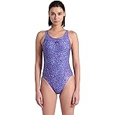 Arena Womens Arena Performance Women's Animalier Swim Tech Back Swimsuit Sports Pool Bathing Suit