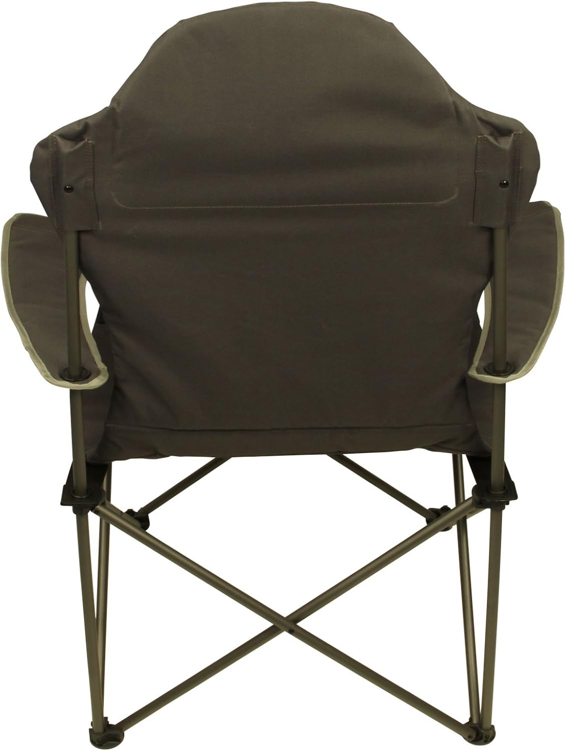 Portal Outdoor Folding Portable Camping Armchair, Charcoal / Orange - Image 4