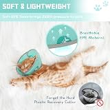 Supet Soft Cat Cone Collar Small Green Adjustable Recovery EPE for Pets view 3