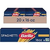 Barilla Spaghetti Pasta, Non-GMO Kosher Pasta, 16oz. (20PK)