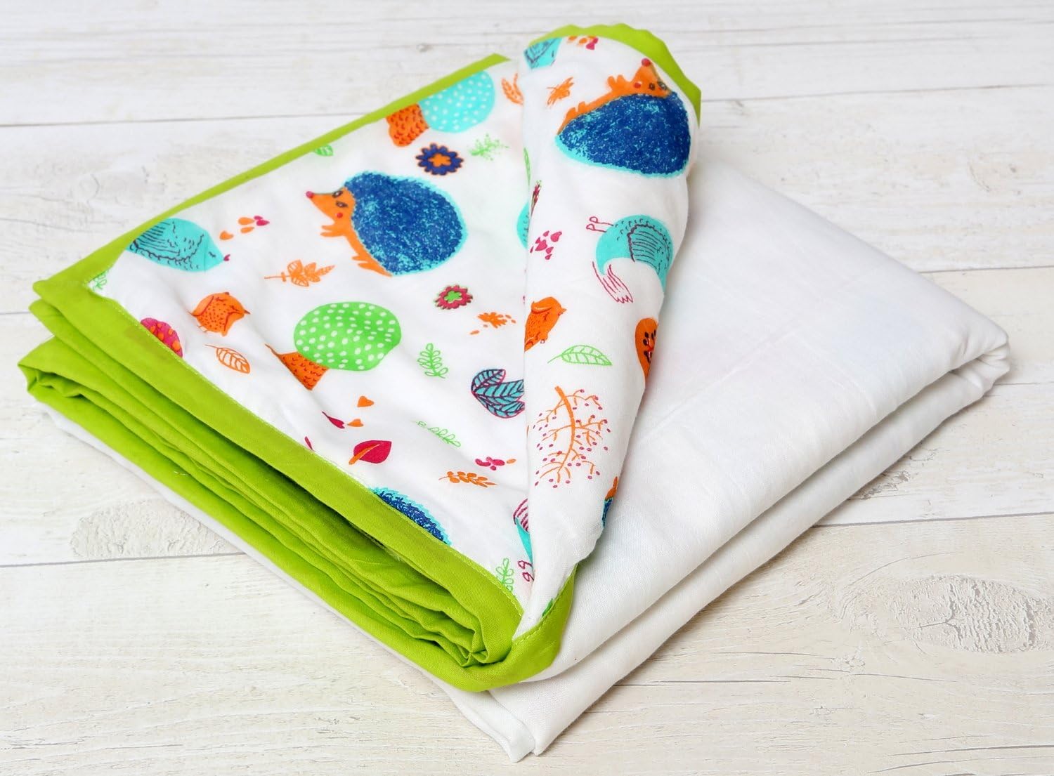 Tura Turi - Baby Blanket - Cotton Muslin (Jungle Ki Kahaani) - Free Shipping