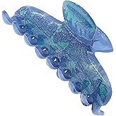 Camila Paris CP3346 French Hair Clip for Women Thick Hair for Long Curly Wavy Hair, Blue, Girls Hair Claw Clips Fashion Styling Hair Accessories for Women, Strong Hold No Slip Grip, Made in France