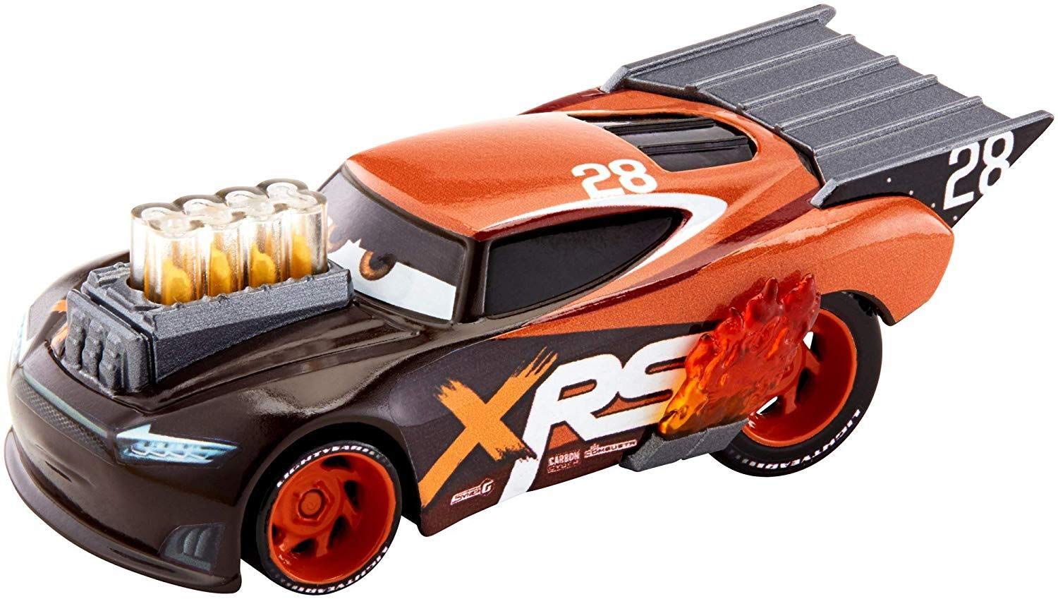 Disney Cars GFV37 Pixar's Cars XRS Drag Racing Nitroade 1:55 Scale Die-cast Vehicle, Multicoloured