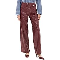 BAUM UND PFERDGARTEN Women's Nanny Pants, Grey Pinstripe