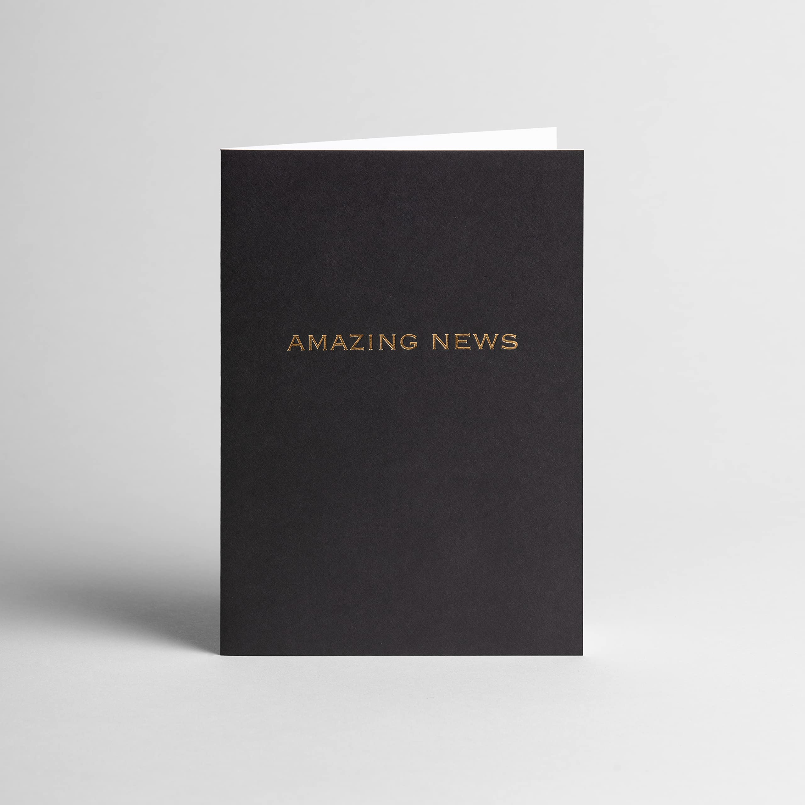 Blake Note Cards Sienna News Black Note Cards with Ice White envelopes A6 148 x 105 mm - Pack of 5, NCA4250/5