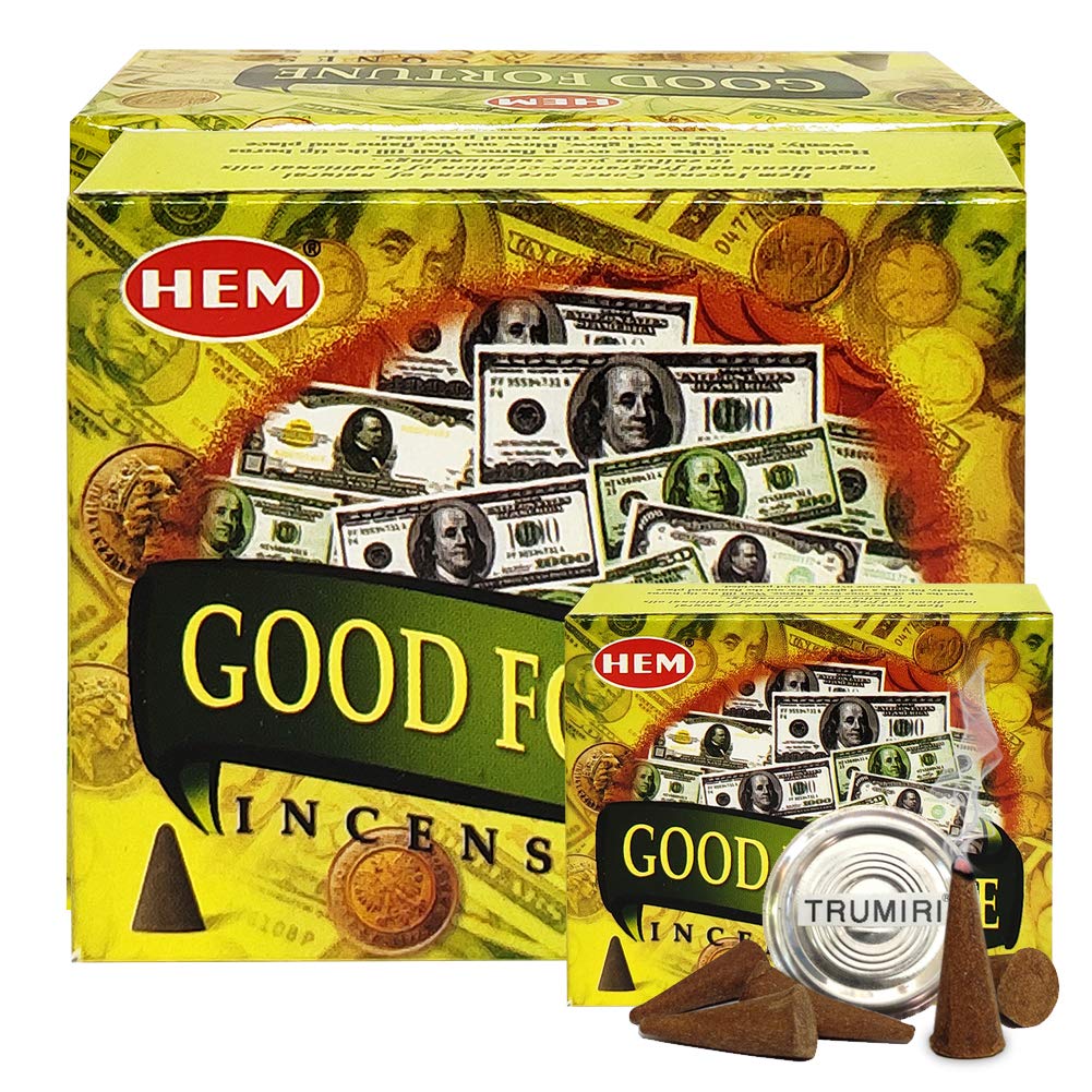 Good Fortune Incense Cones And Cone Incense Burner