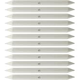 Creative Mark Blending Stumps - Solid Double-Ended Blending Stumps for Blending Charcoal, Pencils, Pastels, and More! - [Size # 6-12 Count]