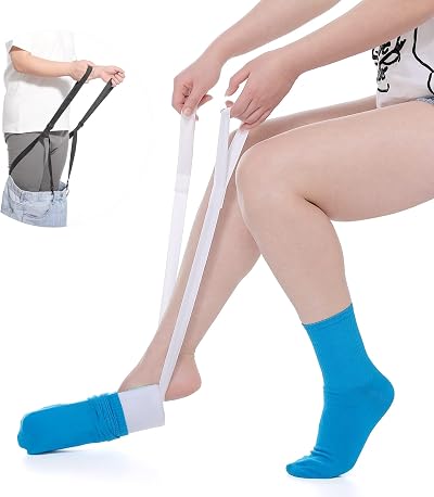 Fanwer Sock Aid Tool for Elderly, Disabled & Pregnant - Easy Use