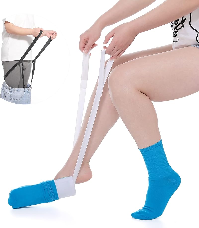 Fanwer Sock Aid Tool for Elderly, Disabled & Pregnant - Easy Use