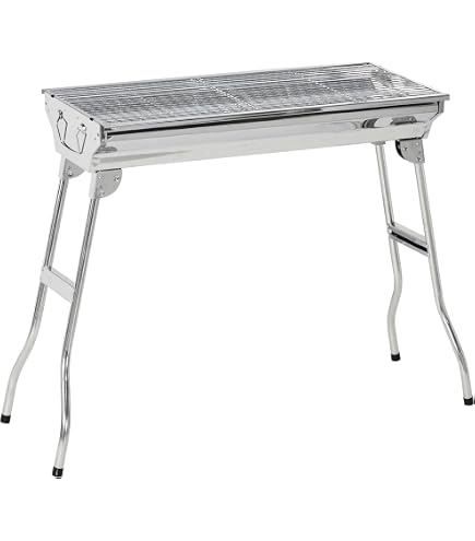 Grill Barbecue BBQ, Barbecue Portable Pliable en Acier Inoxydable pour