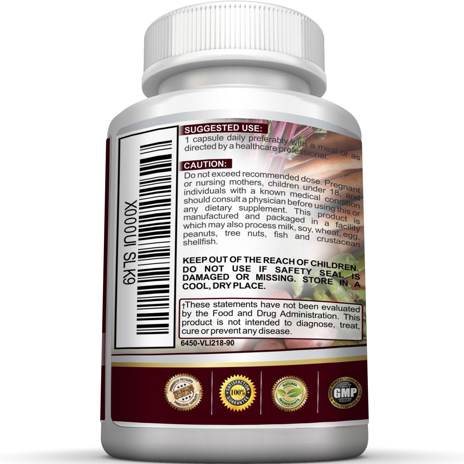 SELENIUM EXTRA STRENGTH Supplement Capsules. Pure Healthland\'s Powerful 200mcg Antioxidant Which Supports Immune System, Heart, Thyroid, & Prostate Health.