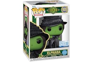 Funko Pop! Movies: Wicked Pt. 2 - Elphaba - Glitter - Amazon Exclusive - Collectable Vinyl Figure - Gift Idea - Official Merchandise - Toys for Kids & Adults - Movies Fans - Figure for Collectors