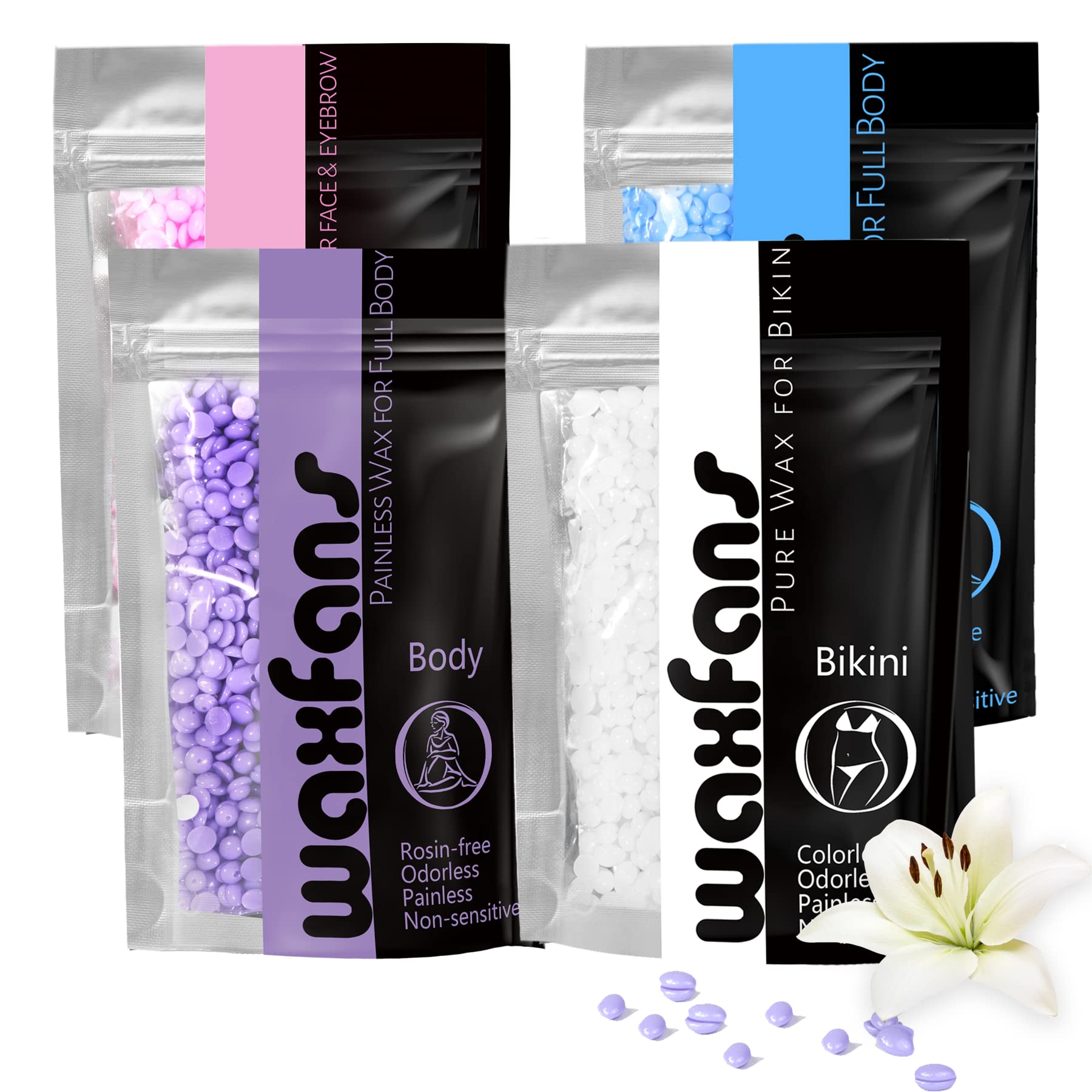 Mua Waxfans Hard Wax Beads for Hair Removal 1.1lb Pure wax,Wax Beads