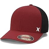 Hurley Men's Caps - Mini Icon Mesh Panel Baseball Cap - Fitted Hats for Men