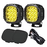 BIGLION.X 4 Inch Pair 160W 18800LM Amber Fog Lights