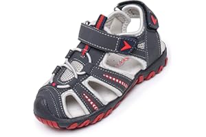 Blikcon Boys Girls Sandals Close Toe Outdoor Soft Sole Summer Sandals (Toddler/Little Kid)