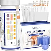 3-in-1 UTI Test Strips, Full Panel Urinary Tract Infection Test Kit at Home for Women Men Kids, Detection with Accurate Leukocytes, Nitrite, and PH Readings, Simple at-Home Urine Test Strips, 50ct