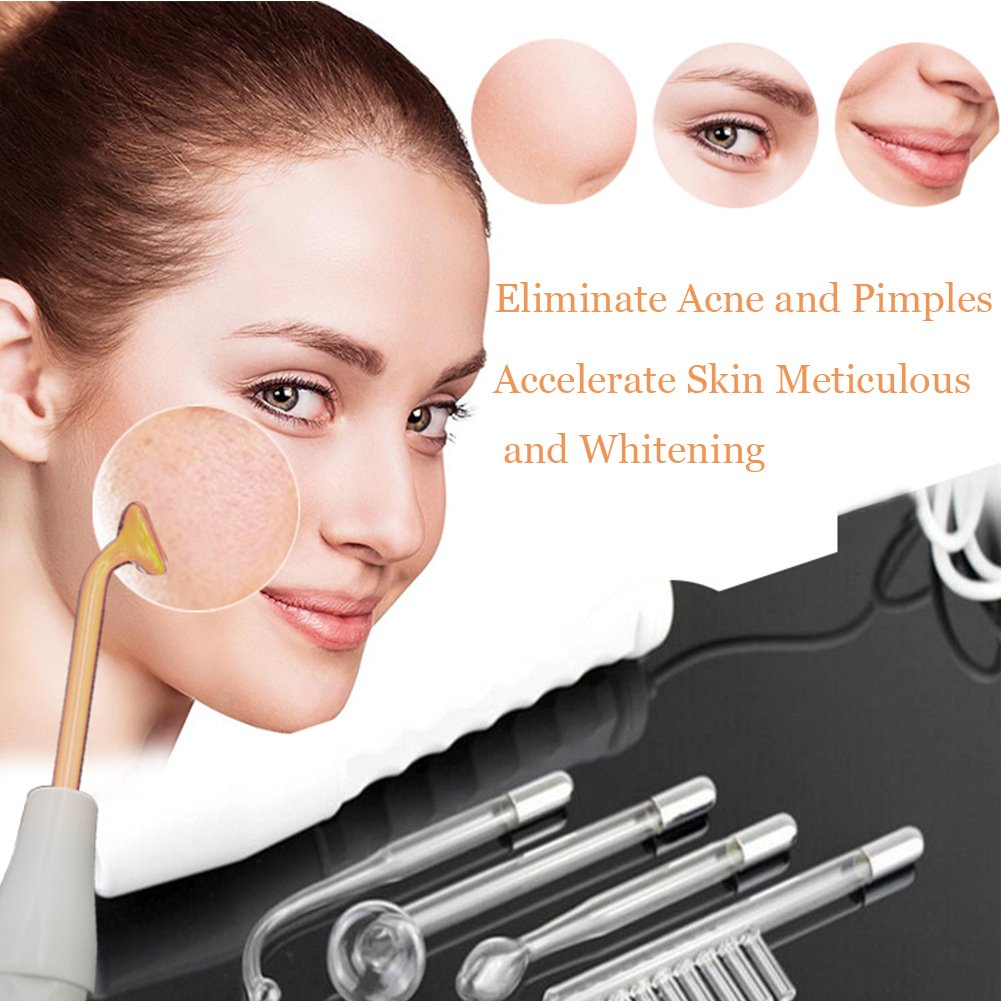 High Frequency Machine, APREUTY Portable Handheld High Frequency Skin Tightening Acne Spot Wrinkles Remover Beauty Therapy Puffy Eyes Body Care Facial Machine: Beauty
