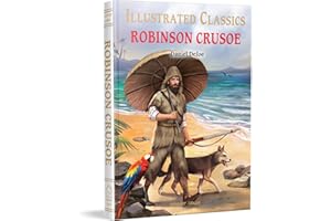 Illustrated Classics - Robinson Crusoe: Abridged Novels With Review Questions