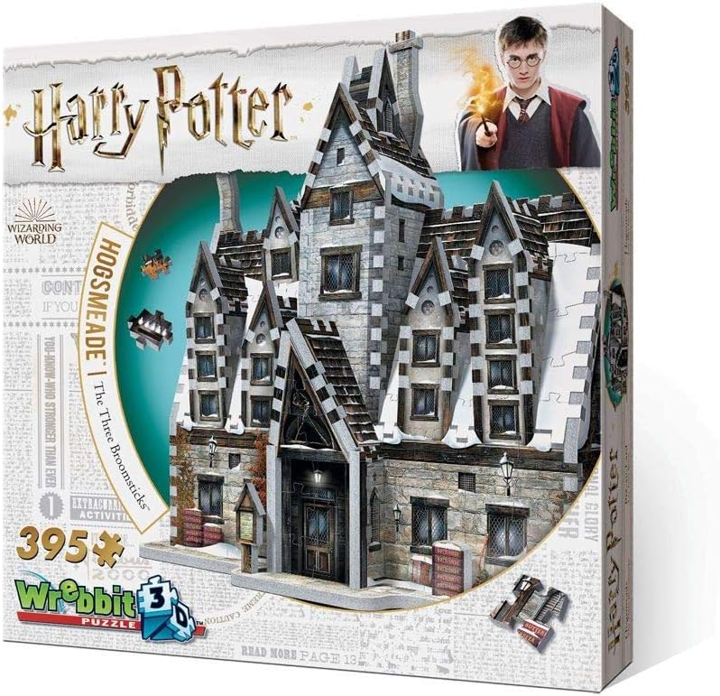Wrebbit 3D - Puzzle 3D Harry Potter - Pré-au-Lard Les Trois Balais 395 Pièces - 0665541010125