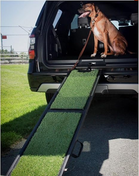 Amazon Co Jp 段差スロープ 犬のスロープ ペットランプ はしごを登るのは簡単 車の階段車のスロープ 折りたためて持ち運びが簡単 薩摩 ゴールデンレトリバーなどの大型犬に使用 2サイズ Cqilong Color Black Size 181x40 5x6cm ホーム キッチン