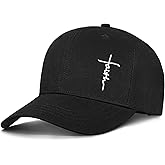 Christian Jesus Hats for Men & Women - Cross Logo Faith Baseball Caps - Ideal Religious Gifts for Thanksgiving and Christmas