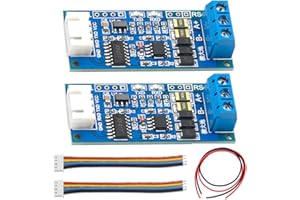 DKARDU 2 Pcs TTL to RS485 Adapter Module 3.3V 5V Signal Serial Port Power Supply Converter Board for Arduino AVR with 24AWG W