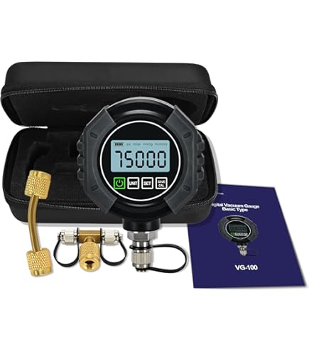 Amazon.com: Yellow Jacket® Hand-Held Vacuum Gauge, Deluxe