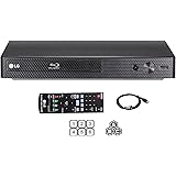 LG BP Region Free Blu-ray Player, Multi Region 110-240 Volts, Dynastar 6 Foot HDMI Bundle