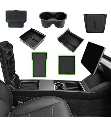 Heenvn Tesla Cybertruck Door Side Storage Box Door Pocket Liners Side Organizer Tray