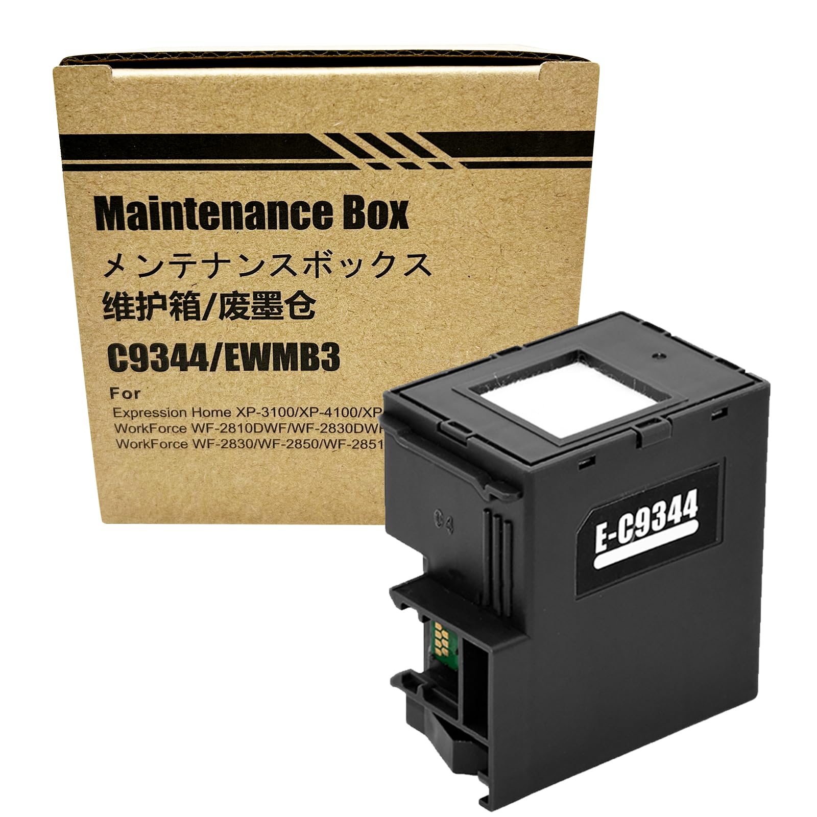 COCADEEX Ink Maintenance Box Replacement for C9344 or C12C934461 ,Work with XP-2100 XP-4100 XP-3100 XP-2105 XP-3105 XP-4105 WF-2830 WF-2850 WF-2810 WF-2835 Printer