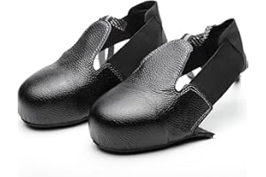 Non-Slip Roof Shoes, Shoes for Metal Roofing,Steel and Leather Roofing Boots, Anti-Smash Footwear for Outdoor Work