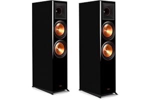 Klipsch Reference Premiere RP-8000F Floorstanding Speaker with Tractrix Horn-Loading Technology (Piano Black (Pair))