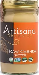 Artisana Organics Raw Cashew Butter - No Sugar Added, Vegan and Paleo Friendly, Non GMO, 14oz Jar