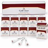 VAGUYGY Premium Bamboo Golf Tees | 83mm (3.25") Wooden Tees | Golf Gifts for Men | Vintage-Style tee Case Golf Accessories for Men | Funny Golf Accessory for Golfers