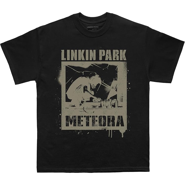 Amazon.com: Linkin Park Men's Bracket Logo Slim Fit T-Shirt