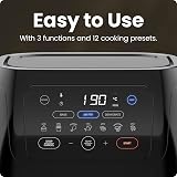 Chefman 5 in 1 Air Fryer Oven 10L 1800W Rotisserie 17 Presets UK view 5