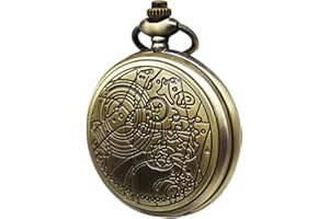 SIMAOTE Vintage Pocket Watch, Quartz Pocket Watch with Chain Gift Box for Men Women, Classic Pocket Watches for Father's Day Valentine's Day Anniversary Day and Birthday Gift