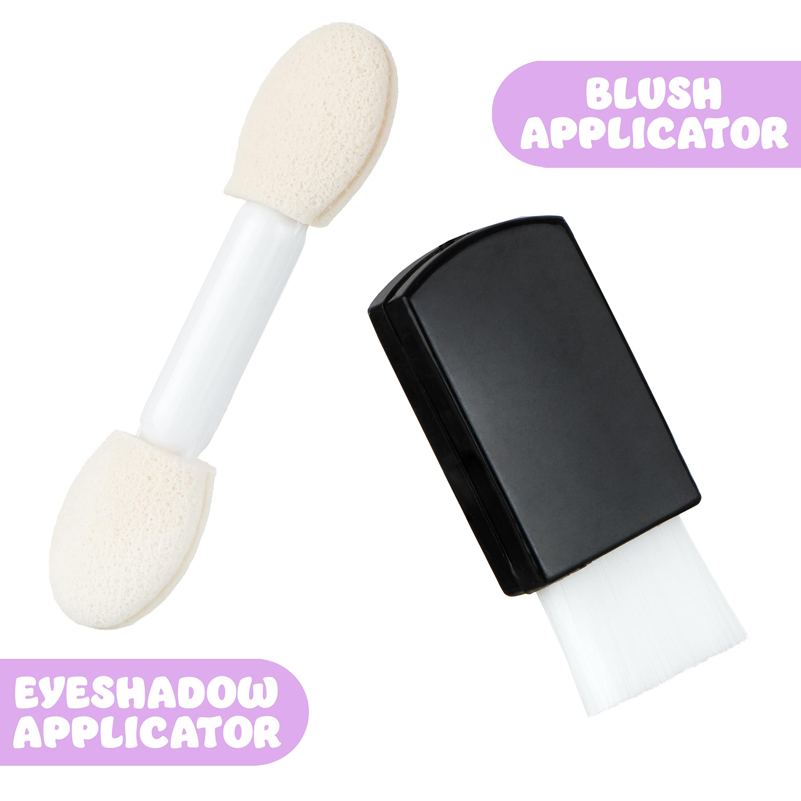 Perfectly Me Glisten & Glitter Makeup Palette 10 Color Eyeshadow Palette & Blush Makeup Novelty Beauty Set, Fold Out Compact with Mirror, Washable, Non-Toxic