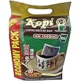 1 Pack Aik Cheong Malaysia Original Instant Dark Roast Black Coffee (Kopi O) (80 sachets x 10g)