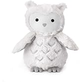 Lambs &amp; Ivy Luna White/Gray Plush Owl Stuffed Animal - Luna (740043O)