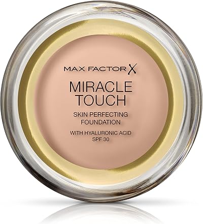 Max Factor Miracle Touch Foundation 40 Creamy Ivory Full Coverage SPF 30 11.5g